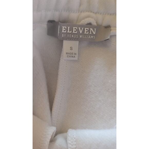 Eleven By Venus Williams Collegiate Track Pant Sz Small White Purple - Picture 6 of 10